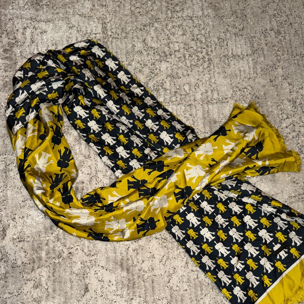 Franco Ferrari double-sided robot scarf
